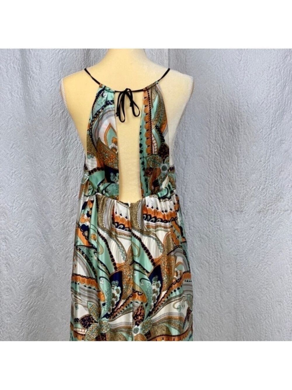 Arden B. Trapeze Racerback/Halter Mini Dress - Picture 2 of 11